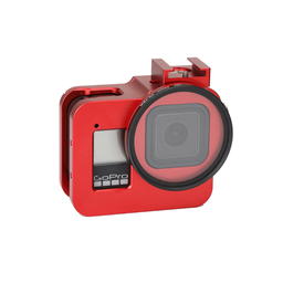 [1611005] Colorful Sport Camera Aluminum Protective Case Cover for GoPro Hero 8 Accessory Spare Part