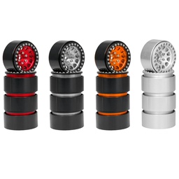 [1612002] 4Pcs Aluminum Alloy 1.9 Inch RC Car Wheel Hub Rims for 1/10 RC Crawler Axial SCX10 SCX10 II 90046 TRX4 D90