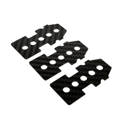 [1614774] 3pcs OMPHOBBY M2 EXP/V1/V2 RC Helicopter Parts Carbon Fiber Lipo Battery Fixed Board