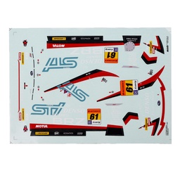 [1618442] Killerbody 48739 DIY Sticker Decals Sheet for SUBARU BRZ R&D SPORT 1/10 RC Car Body Shell 