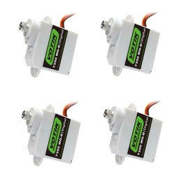[1621607] 4 PCS VOTIK 5g Digital Servo 7350 MG-D Metal Gear For EPP E3P Airplane Indoors Mini RC Drone Aircraft Helicopter