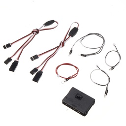 [1623124] Killerbody 48742 LED Light Unit Set w/ Control Box for 1/10 SUBARU BRZ R&D SPORT RC Car Shell 