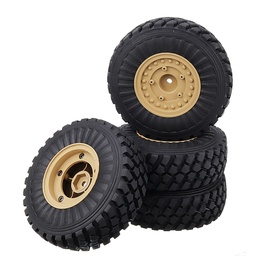 [1623496] 4PCS HG 6ASS-P06 Tires & Wheels Rims for P602 1/12 RC Car Model Spare Parts