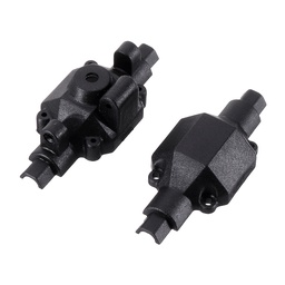 [1624544] Front+Rear Gear Plastic Case Shell For RGT 136240 V2 1/24 4WD Vehicle RC Rock Crawler Off-road RC Car Parts