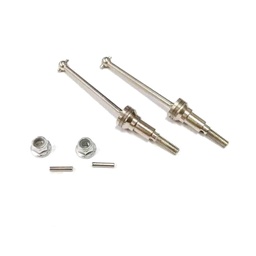 [1628697] 2PCS HBX M16105 Upgraded Metal Front CVD Drive Shaft + Pins+Lock Nut M4 for 16889 1/16 RC Car Vehicles Parts