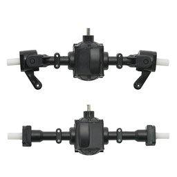 [1630313] 2PCS Upgraded Front Rear Bridge Axle w/ Metal Gear for EAT01 FY004A Q60 Q64 B36 4WD  6WD RC Car 