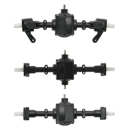 [1633504] 3PCS Front Middle Rear Bridge Axle w/ Metal Gear for Q60 Q64 EAT01 FY004A B36 MN77 1/16 6WD RC Car