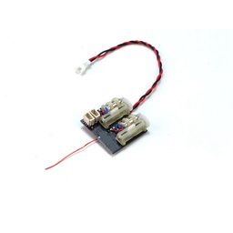 [1634775] URUAV  MXL-RX62H-A V3 Mini 4CH RC Receiver with Telemetry Built-in 5A Brushesed ESC Linear Servo Support DSMX/2 FRSKY D-16 For RC Airplane Helicopter