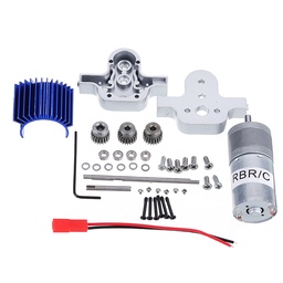 [1636029] Metal Transfer Case Box+370 Motor Set for WPL B16 B24 B36 C24 JJRC Q65 1/16 Rc Car Parts