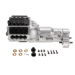 [1636086] RBR/C 1:10 Double Motor Three Speed Transmission For RC Car Parts Crawler Unassembled Kit SCX10