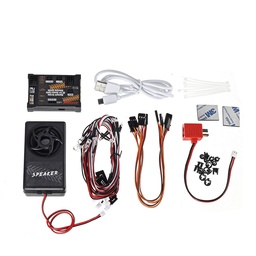 [1636382] GT POWEGT POWER Container Truck Lighting and Voice Vibration System For RC Car Parts Trucks
