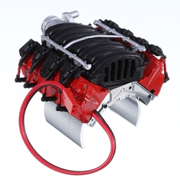 [1636733] RBR/C Coloring V8 Hood Radiator Motor Fan Universal Trx4 Simulation Engine Corvette LS3 RC Car Parts