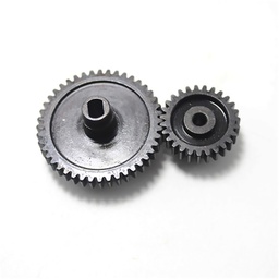 [1646976] 2Pcs/set Decelerate Steel Gear+Motor Gear Wltoys 144001 124018 124019 144010 124016 124017 RC Car Parts