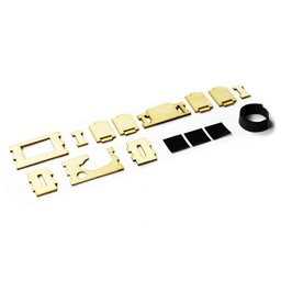 [1649082] Sonicmodell AR Wing 900mm / AR WING CLASSIC FPV Flywing RC Airplane Spare Part Wood Camera Mount Kit 2PCS