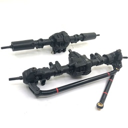 [1649984] 2PCS Front Rear Straight Bridge Axle for 1/10 RC Rock Crawler Axial SCX10 90046 AR44  
