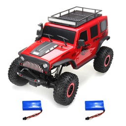 [1657316] Wltoys 104311 1/10 2.4G 4X4 Crawler RC Car Desert Mountain Rock Vehicle Models With Two Motors LED Head Light Two Battery
