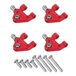[1658409] URUAV 4Pcs/Set WLtoys Metal Upgrade Front And Rear RC Car Lower Arm For 1/28 P929 P939 K969 K979 K989 K999 RC Car Parts