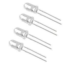 [1659071] 4PCS Wltoys 0122 LED Lights 5mm for 12423 12428 12428-B 1/12 RC Car Spare Parts