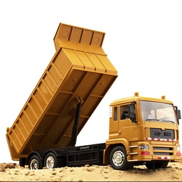 [1660576] 1/24 2.4G RC Car Dump Engineer Truck W/ Music Light Children Vehicle Models Toy
