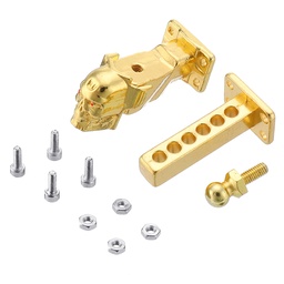 [1669626] 1/10 TRX4 SCX10 Alloy Trailer Tow Hook Kit for 90046 RC Car Crawer Truck Vehicles Spare Parts