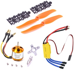 [1669705] XXD A2212 2200KV 2212 Brushless Motor + 6035 propeller + SG90 9g Micro Servo*2 + 30A ESC Combo for RC Airplane Fixed-wing Helicopter