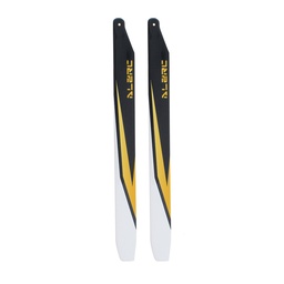 [1669954] 1 Pair 380mm ALZRC RC Helicopter Parts Carbon Fiber Main Blades for Devil 380 FAST