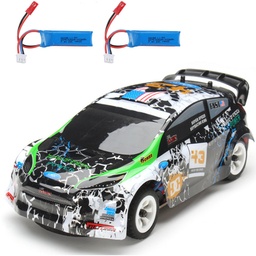 [1677315] Wltoys K989 2 Battery 1/28 2.4G 4WD Brushed RC Car Alloy Chassis Vehicles RTR Model