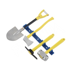 [1680485] 1/10 Metal Shovel Hammer Hoe Ax For TRX4 SCX10 D90 RC Car Vehicle Models