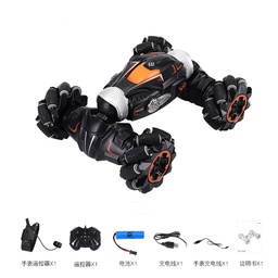 [1680989] JJRC Q78 4WD Stunt RC Car Gesture Induction Twisting Off-Road Light Music Drift High Speed Climbing Vehicle Toy