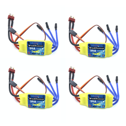 [1682004] 4PCS Brushless ESC 30A Speed Control T-Plug for 2212 Brushless Motor KT SU27 RC Airplane FPV Racing Drone RC Car Boat