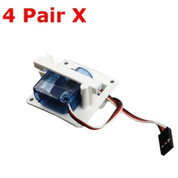 [986146] 4 Pair X Servo Protector Servo Mount For 6-9g Servo