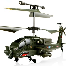 [1683021] SYMA S109G 3.5CH Beast RC Helicopter RTF AH-64 Military Model Kids Toy