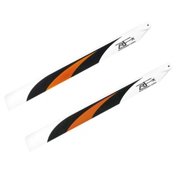 [1683970] 1 Pair RJX 500mm Carbon Fiber Main Blades FBL Version for 500 RC Helicopter
