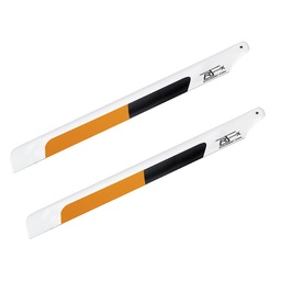 [1683971] 1 Pair RJX 325mm Carbon Fiber Main Blade FBL Version For 450 RC Helicopter