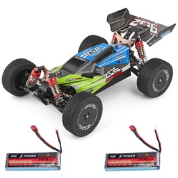 [1684268] Wltoys 144001 1/14 2.4G 4WD High Speed Racing RC Car Vehicle Models 60km/h Two Battery 7.4V 2600mAh