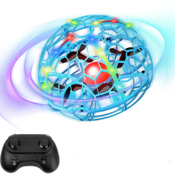 [1689203] D3 Colorful Light Gesture Sensing With Altitude Hold Mode Intelligent Induction Flying Ball RC Drone Quadcopter
