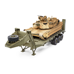 [1693676] HG P806 TRASPED 1/12 Heavy Equipment Semi Trailer DIY Kit for U.S M747 RC Model