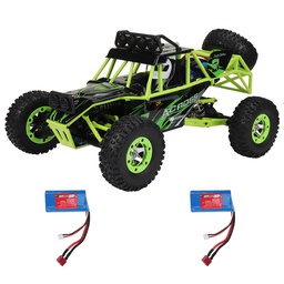 [1694748] WLtoys 12427 2.4G 1/12 4WD Crawler RC Car With LED Light Two Battery 7.4V 1500mAh