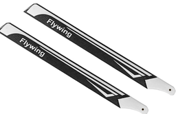 [1695425] 1 Pair FLY WING FW450 370mm Carbon Fiber Main Blades for FW450/X3/X360 Tarot 450L RC Helicopter
