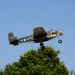 [1703792] MinimumRC B-25 Mitchell Bomber 360mm Wingspan Micro 3CH RC Airplane Kit With Dual Motor