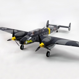 [1706838] Dynam Messerschmitt BF-110 V3 1500mm Wingspan EPO Warbird RC Airplane PNP
