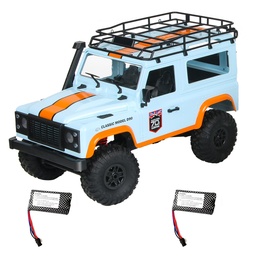 [1707125] MN 99 2.4G 1/12 4WD RTR Crawler RC Car Off-Road Truck For Land Rover Vehicle Model Two Battery