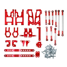 [1707706] Feiyue FY03 06 WLtoys 12427 12428 Desert Vendor Kit Full Upgrade Accessories 1/12 Rc Car Parts Red