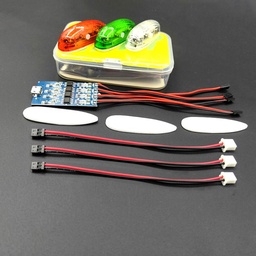 [1710288] URUAV SL03 Wireless Night Flight LED Flash Light Built-in 85mAh LiPo Battery For RC Airplane FPV Racer Drone