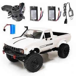 [1712706] WPL C24 1/16 2.4G 4WD Crawler RTR Truck RC Car Full Proportional Control Two/Three Battery