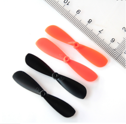 [1717761] 1 Pair 45mm Tail Blade 0.75mm Hole for Micro Helicopter