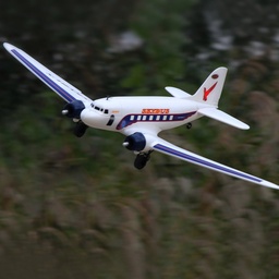 [1718281] Dynam DC-3 Skybus White 1470mm Wingspan EPO Twin Engine RC Airplane PNP