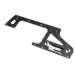 [1718788] OMPHOBBY M2 EXP/V2 RC Helicopter Parts Lower Left Carbon Fiber Fuselage Plate