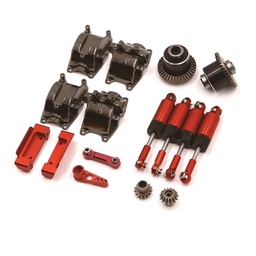 [1720941] Wltoys A959 A B A949 A969 A979 K929 Shock Adpater+Gear Case+Differential+Gear+Font Rear Protector+Servo Arm+Steering Rod RC Car Parts