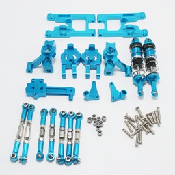 [1744074] Wltoys 1/12 12428 Upgrade Metal Steering Rod Shock Adapter Steering Arm Set RC Car Parts